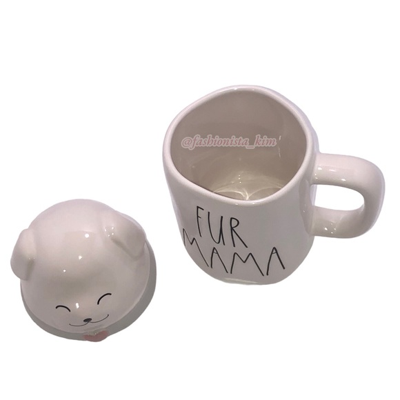 Rae dunn fur mama mug with topper - Picture 5 of 7